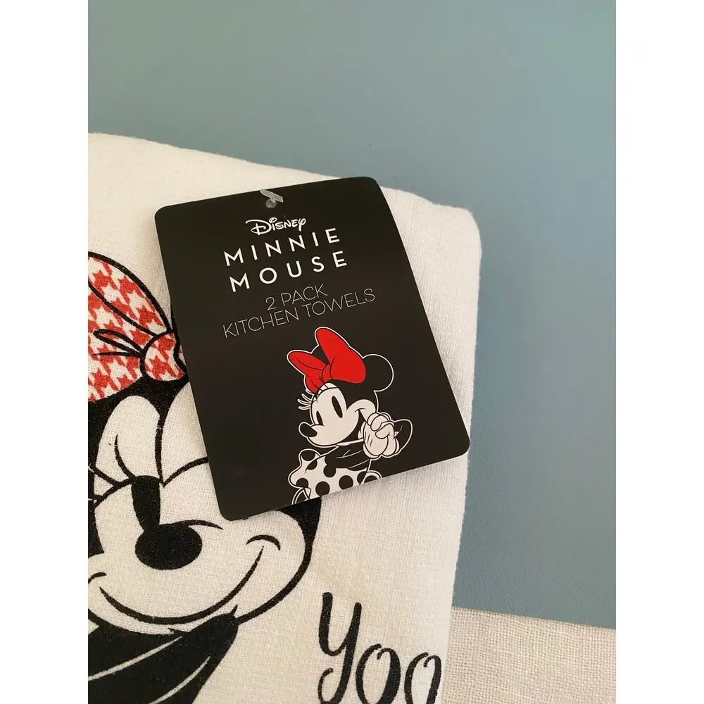 Set of 2 Minnie Mouse Kitchen Towels NWT